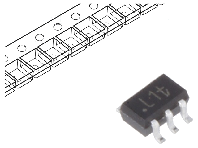 Diode: TVS netwerk; 5,6V; 3A; 30W; SOT353 Diode: TVS netwerk; 5,6V; 3A; 30W; SOT353